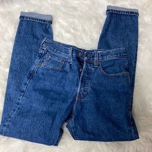 White oak Levi 501S jeans